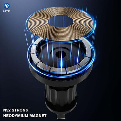 Magnetický držák do auta Lito LT-W05, Univerzální, Černý