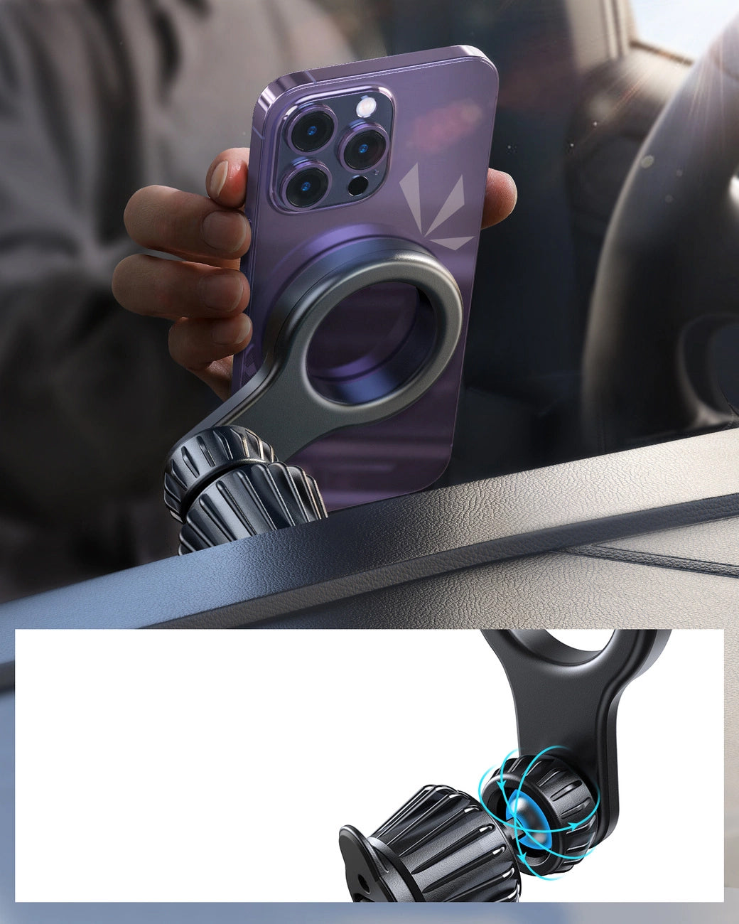 Magnetický držák do auta Joyroom JR-ZS355 Air Vent, Univerzální, Černý