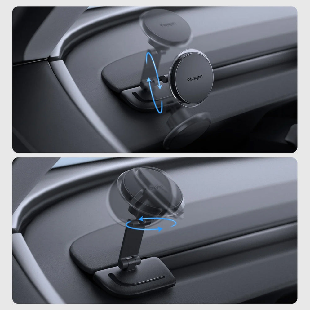 Magnetický držák do auta Spigen TAM110 pro Tesla Y / 3 / Y L, černý ACP11873