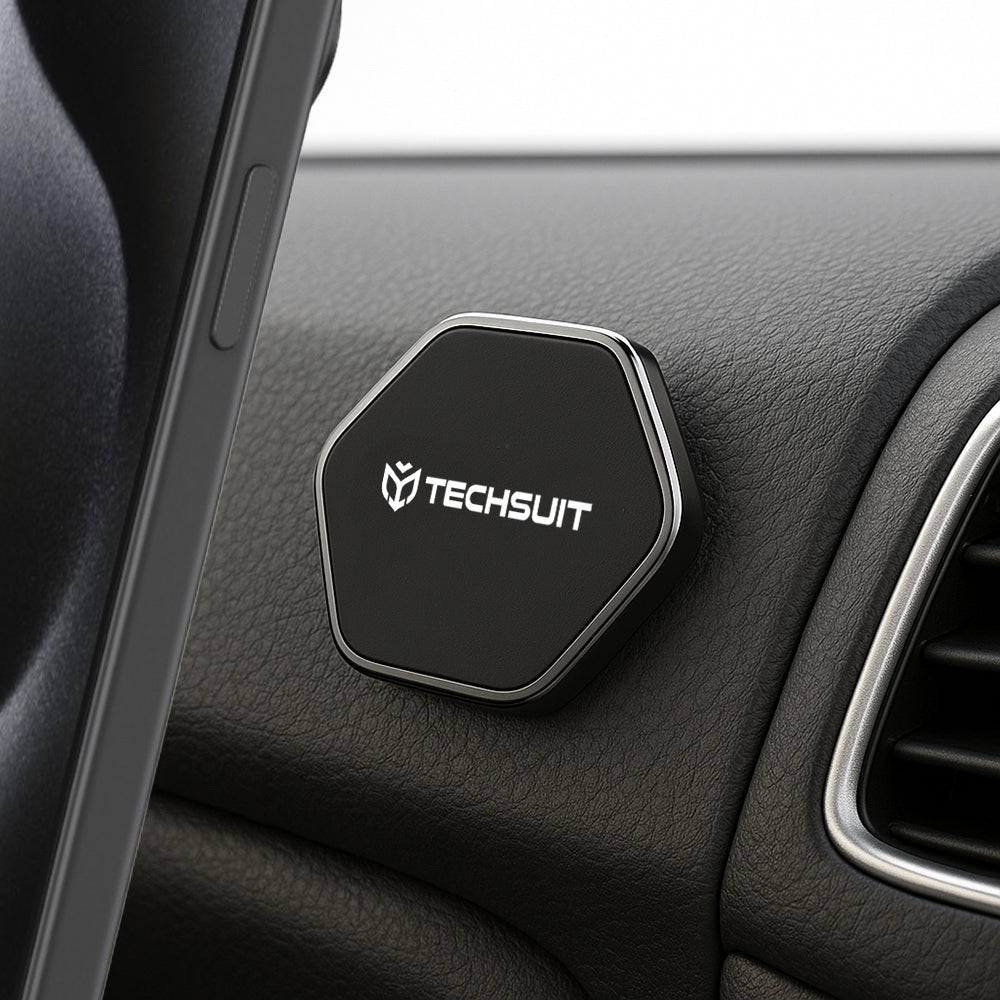 Magnetický auto držák Techsuit HOLD210-C, Univerzální, Černý