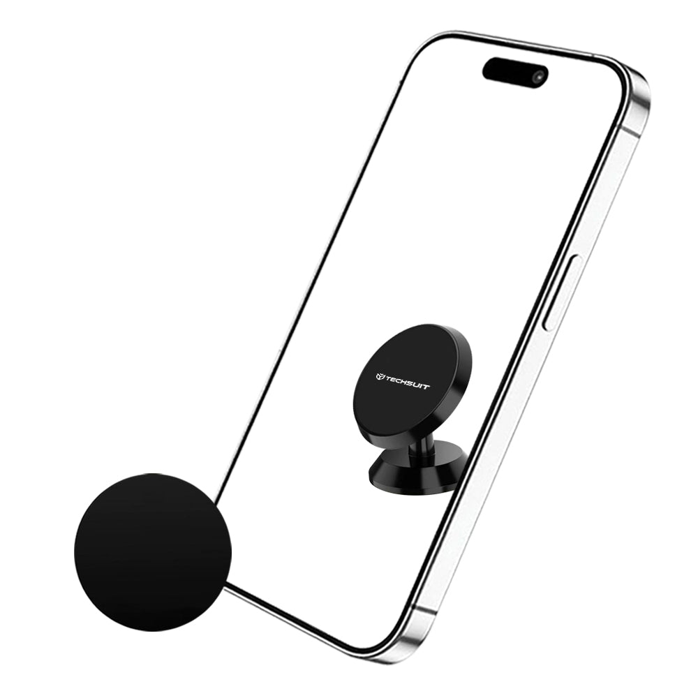 Magnetický držák do auta Techsuit S10, Univerzální, Černý