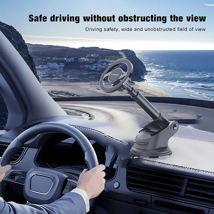 Magnetický držák do auta Techsuit S12, Univerzální, Černý