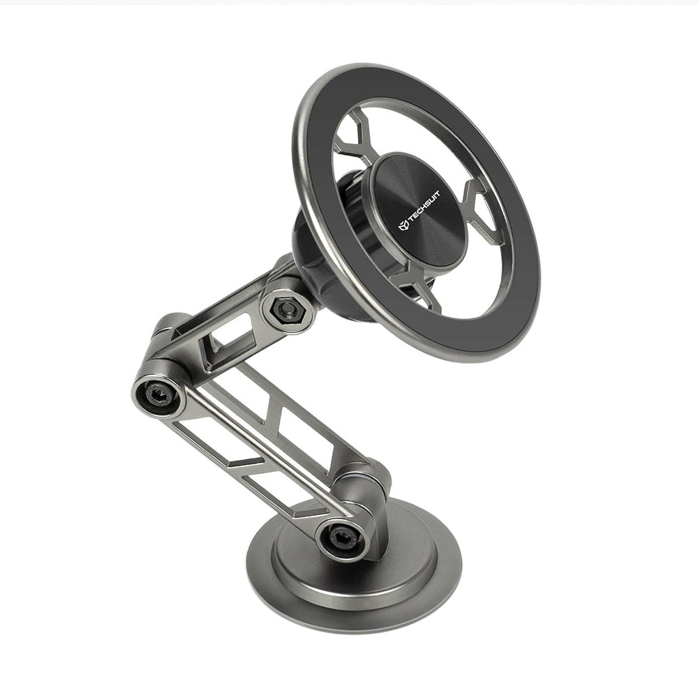 Magnetický auto držák Techsuit S14, Univerzální, Šedý