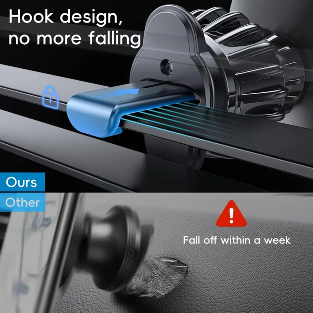 Magnetický držák do auta Techsuit S2, Univerzální, Černý