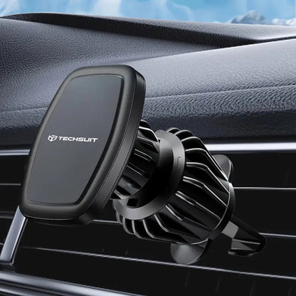 Magnetický držák do auta Techsuit S2, Univerzální, Černý