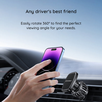 Magnetický držák do auta Techsuit S2, Univerzální, Černý