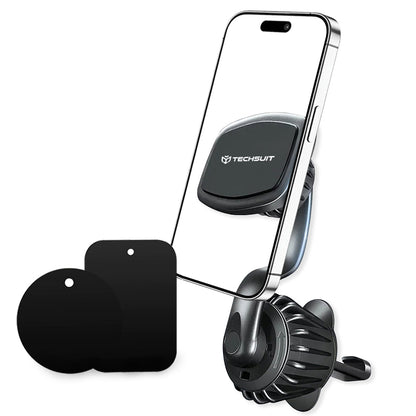 Magnetický držák do auta Techsuit S3, Univerzální, Černý