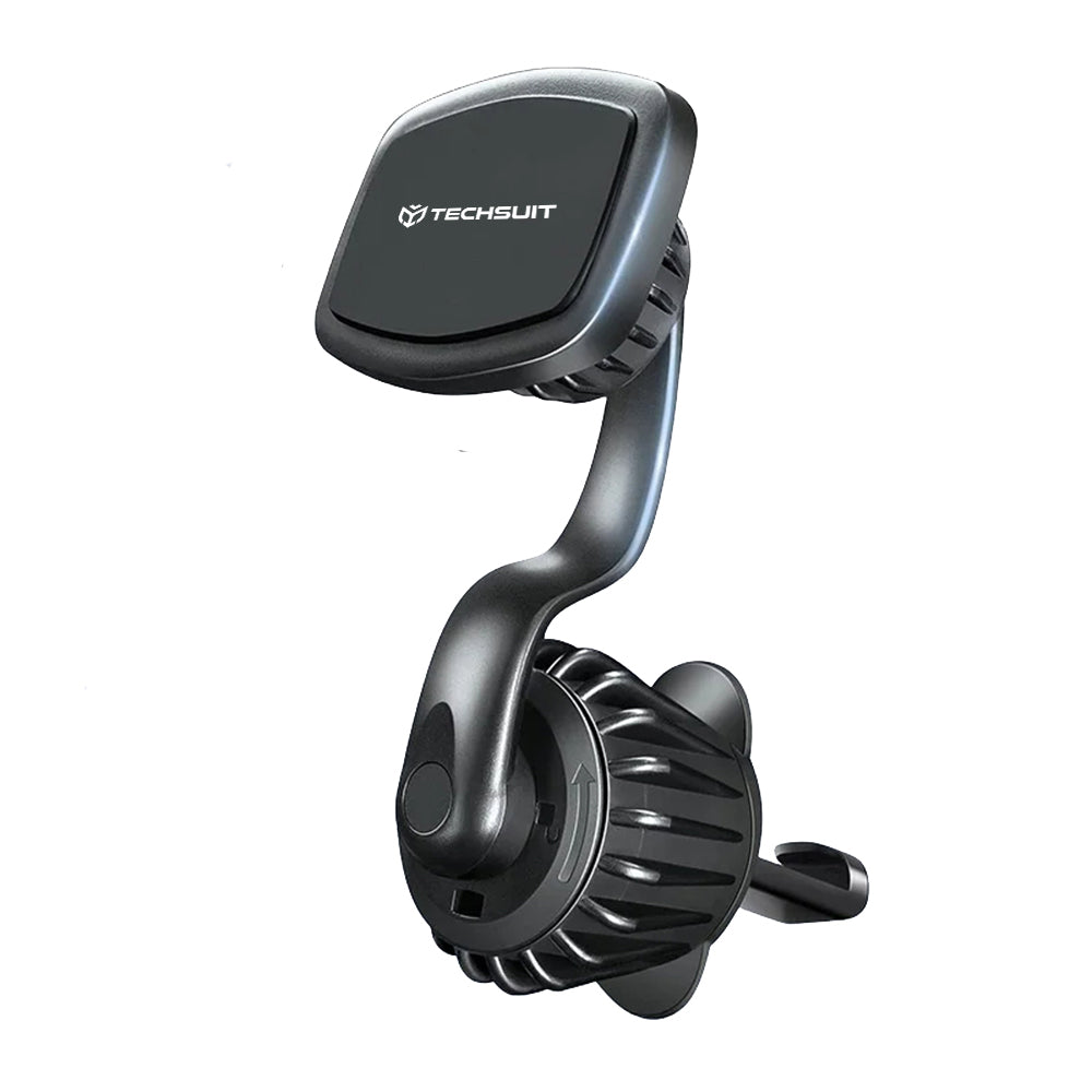 Magnetický držák do auta Techsuit S3, Univerzální, Černý