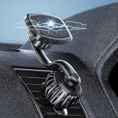 Magnetický držák do auta Techsuit S3, Univerzální, Černý