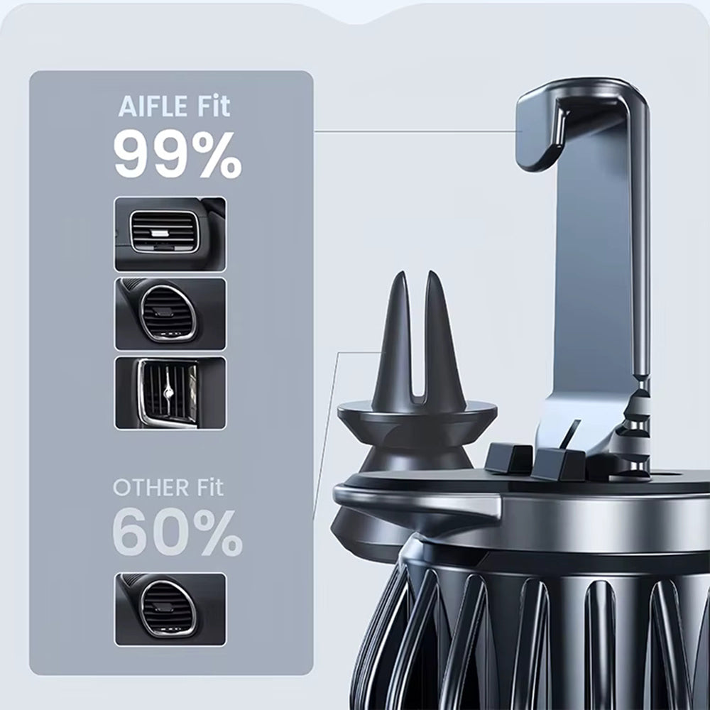 Magnetický držák do auta Techsuit S3, Univerzální, Černý