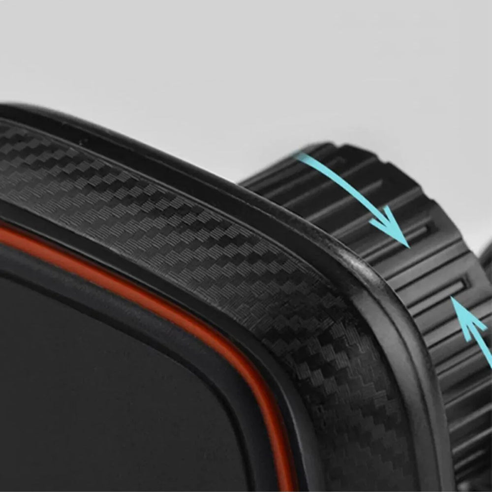 Magnetický držák do auta Techsuit S4, Univerzální, Černý Červený