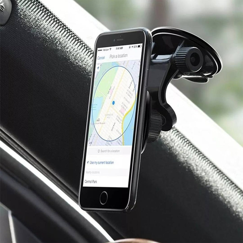 Magnetický držák do auta Techsuit S6, Univerzální, Černý Červený