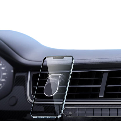 Magnetický držák do auta Techsuit S7, Univerzální, Stříbrný