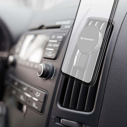 Magnetický držák do auta Techsuit S9, Univerzální, Stříbrný