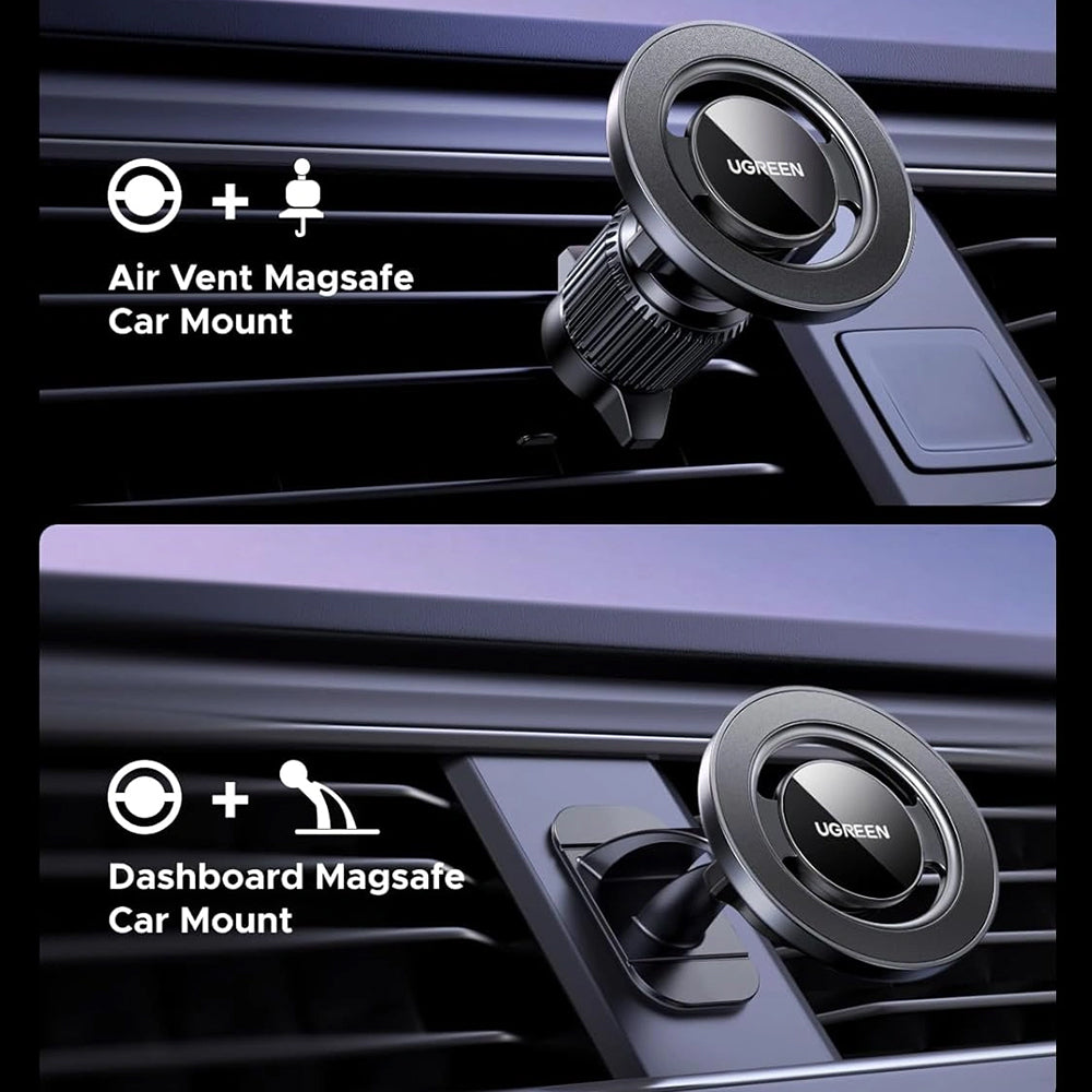Magnetický Auto Držák UGREEN LP986 (85397), Univerzální, Černý