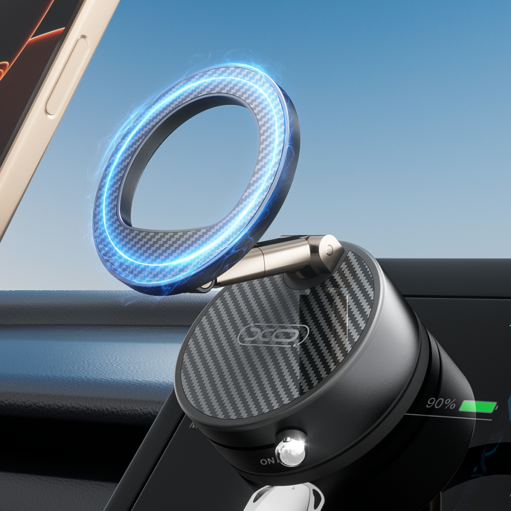 Magnetický držák do auta XO Design C188, Univerzální, Černý