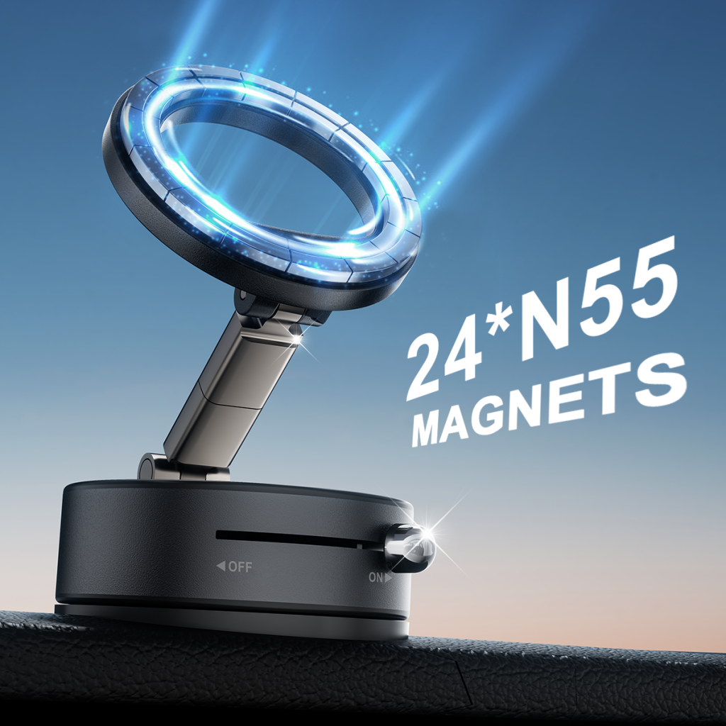 Magnetický držák do auta XO Design C188, Univerzální, Černý