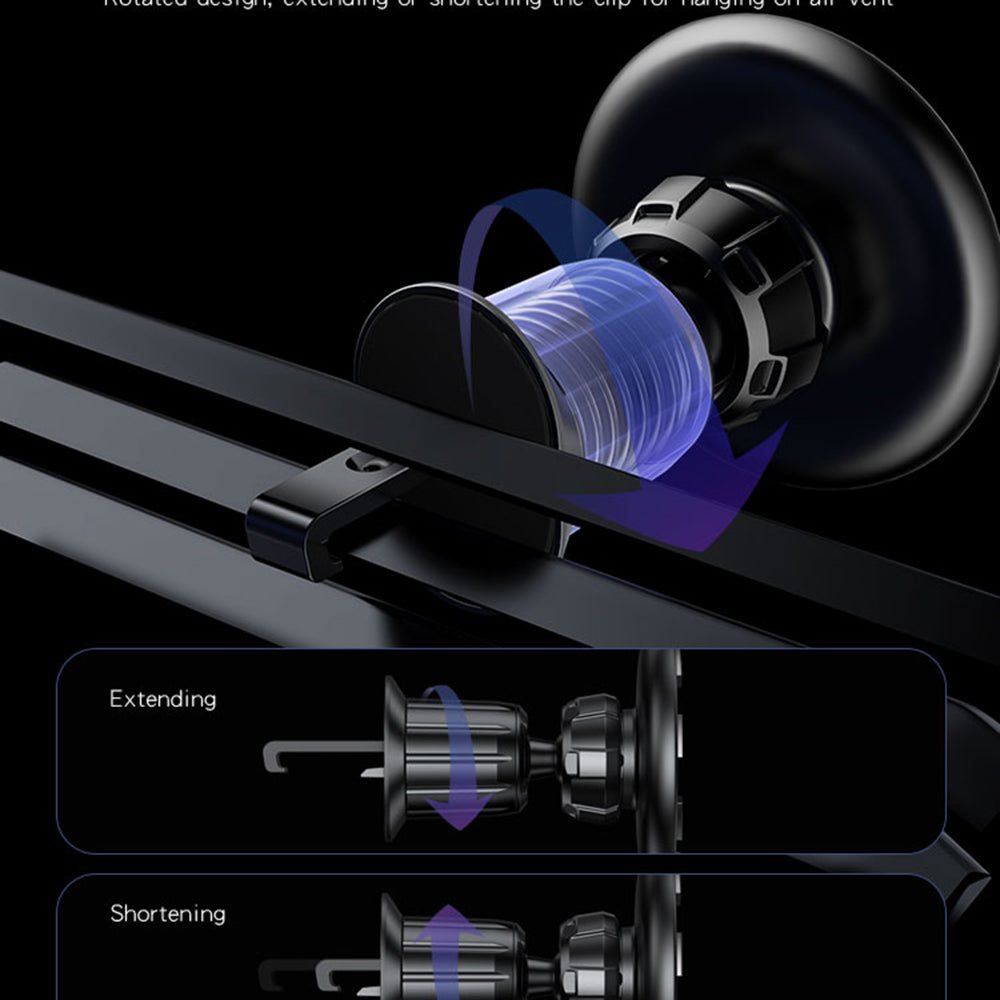 Magnetický auto držák Yesido C156, Univerzální, Černý