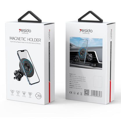 Magnetický auto držák Yesido C156, Univerzální, Černý