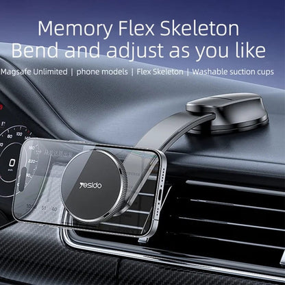 Magnetický držák do auta Yesido C176, Univerzální, Černý