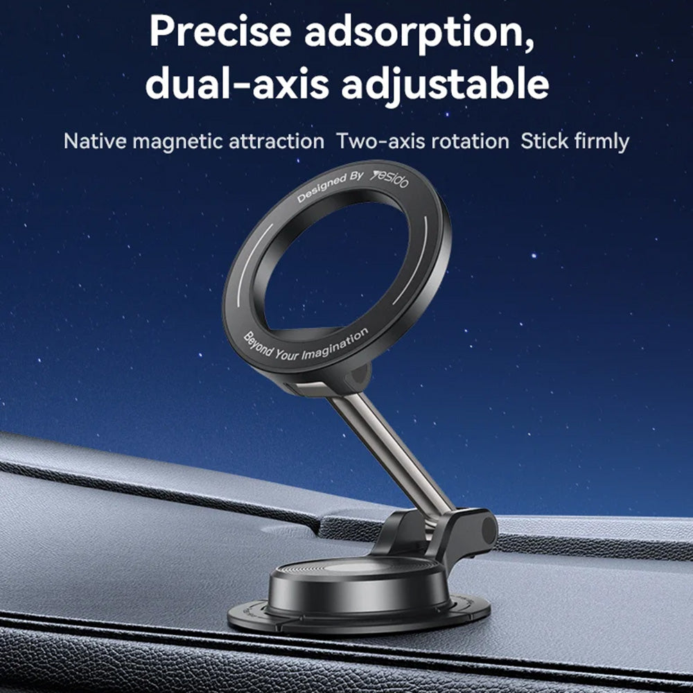 Magnetický držák do auta Yesido C218, Univerzální, Černý