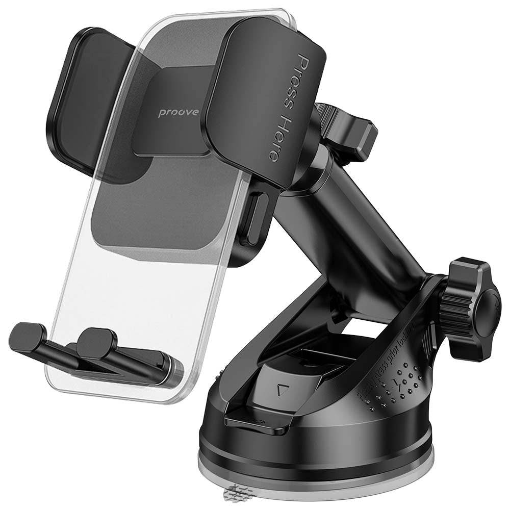 Auto držák Proove Crystal Clamp Plus Dash, 4.7inch - 6.9inch, Černý CHCSP0000001