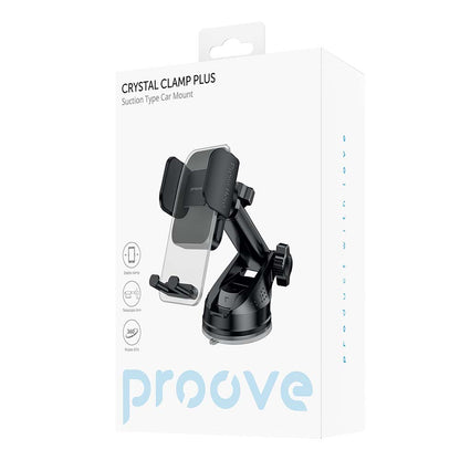 Auto držák Proove Crystal Clamp Plus Dash, 4.7inch - 6.9inch, Černý CHCSP0000001
