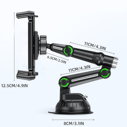 Auto držák Techsuit ST1 pro Telefon / Tablet, 4.7inch - 12.9inch, Černý