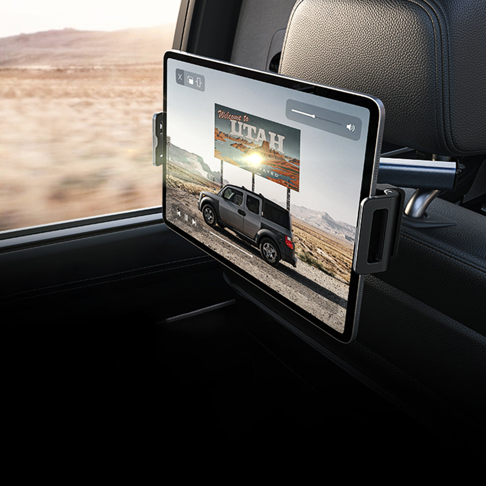 Držák na opěrku hlavy Lisen pro telefon / tablet, 4,7 palce - 12,9 palce, černý YL0221030002