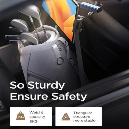 Držák na opěrku hlavy Lisen pro telefon / tablet, 4,7 palce - 12,9 palce, černý YL0221030002