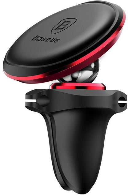 Magnetický držák do auta Baseus Air Vent, Univerzální, Červený SUGX-A09