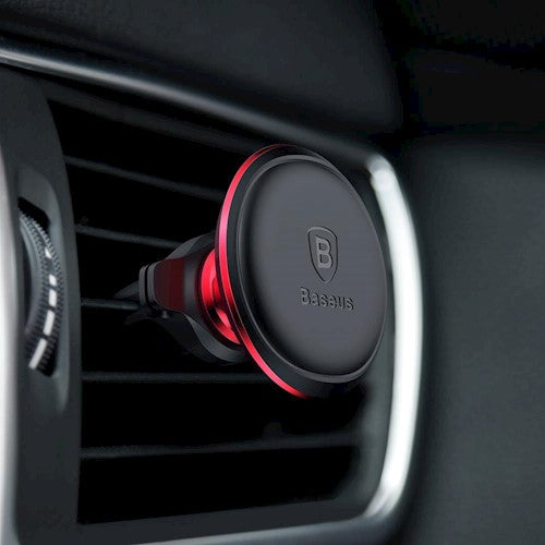 Magnetický držák do auta Baseus Air Vent, Univerzální, Červený SUGX-A09