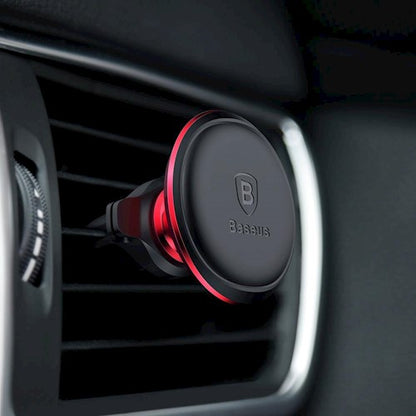Magnetický držák do auta Baseus Air Vent, Univerzální, Červený SUGX-A09