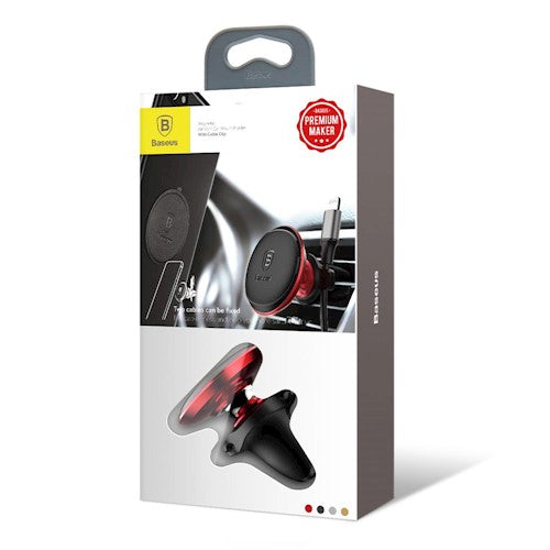 Magnetický držák do auta Baseus Air Vent, Univerzální, Červený SUGX-A09