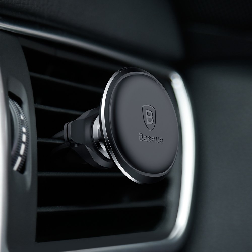 Magnetický držák do auta Baseus Air Vent, Univerzální, Černý SUGX-A0