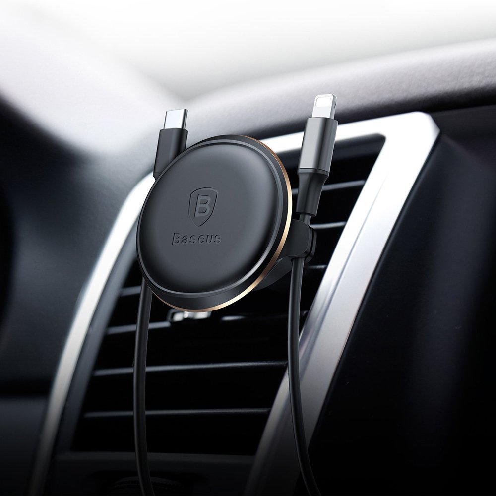 Magnetický držák do auta Baseus Air Vent, Univerzální, Černý SUGX-A0