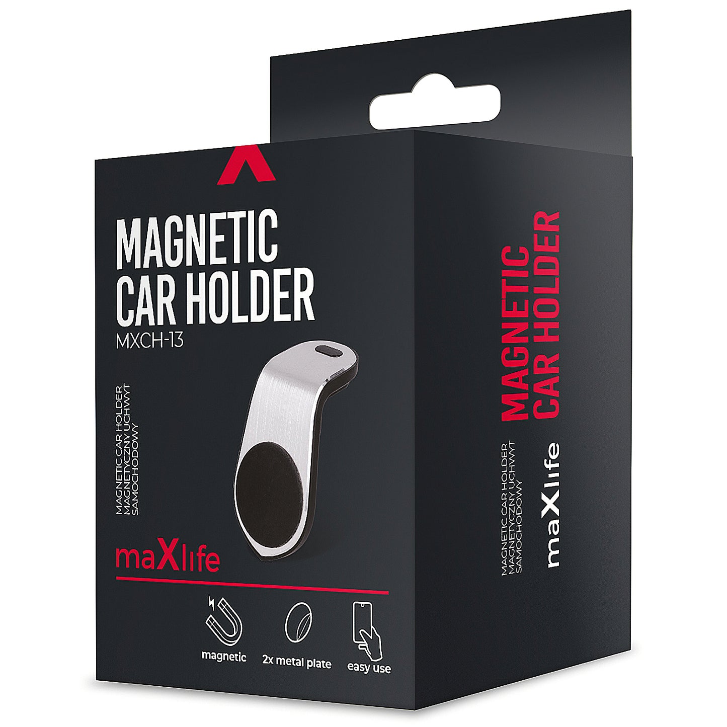 Magnetický držák do auta MaXlife MXCH-13, univerzální, černý