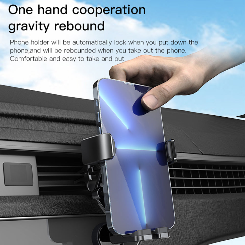 Auto držák Yesido C166, 4.7inch - 7inch, Černý