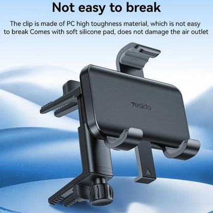 Auto držák Yesido C240, Univerzální, Černý