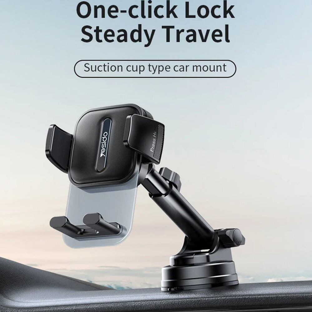 Auto držák Yesido C261, Univerzální, Černý