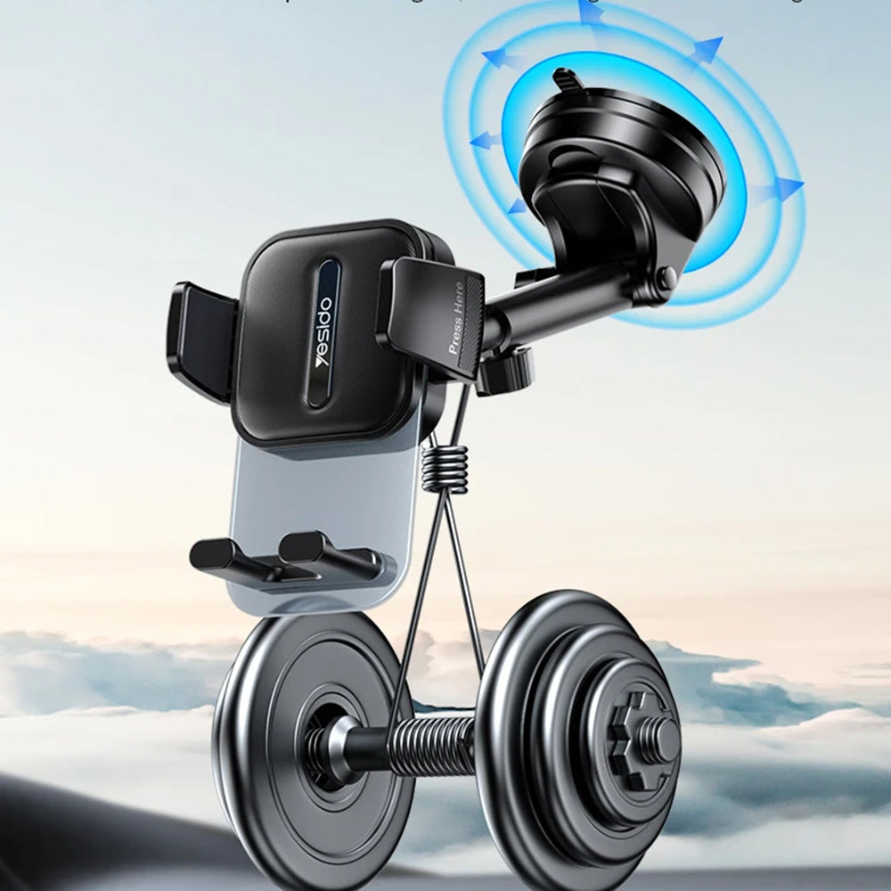 Auto držák Yesido C261, Univerzální, Černý