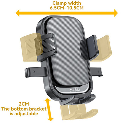 Auto držák Yesido C267, 4.7inch - 7.2inch, Černý