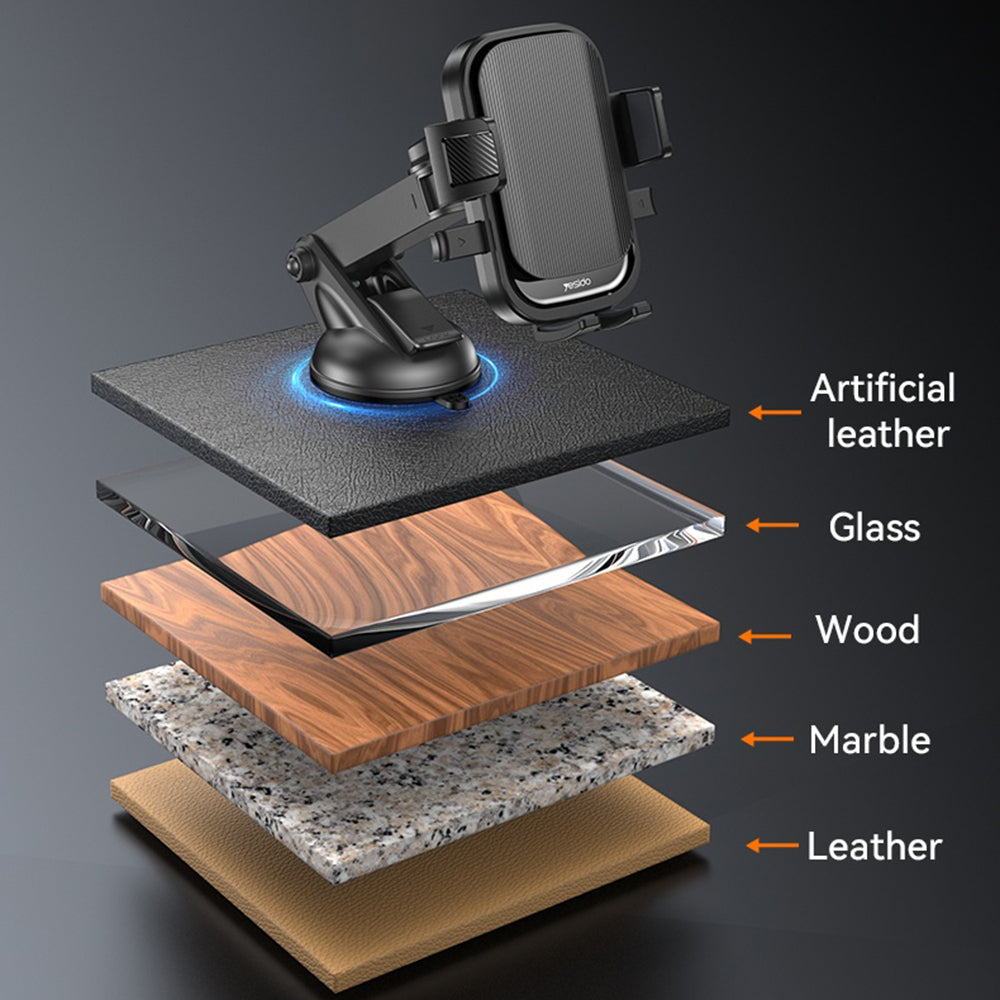 Auto držák Yesido C267, 4.7inch - 7.2inch, Černý