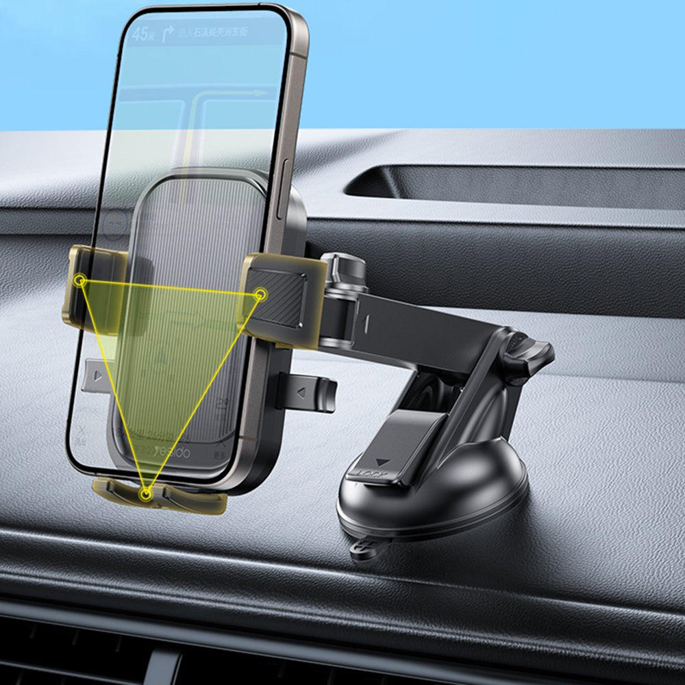 Auto držák Yesido C267, 4.7inch - 7.2inch, Černý