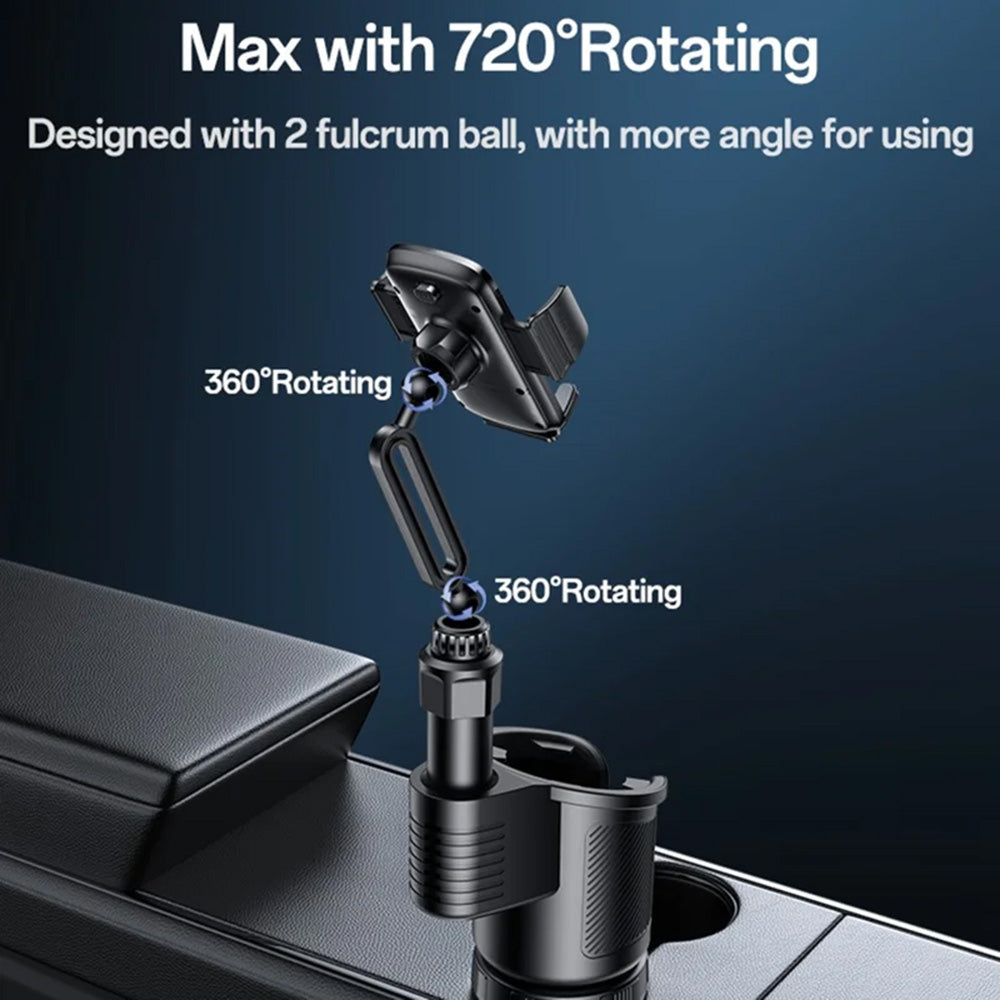 Auto držák Yesido C273, 4.7inch - 7.2inch, Černý