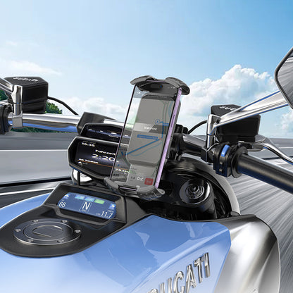 Držák na kolo Borofone BH105 Basalt, 4.7inch - 7inch, černý