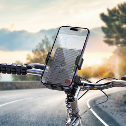 Držák na kolo Borofone BH13 Knight, 4.5inch - 7inch, Černý