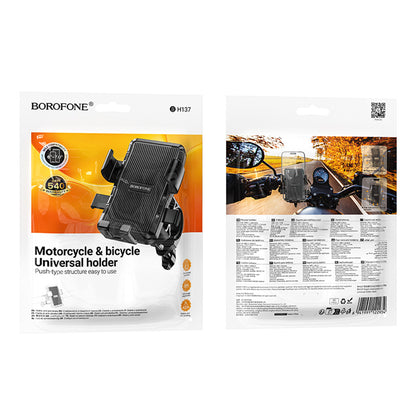 Držák na kolo Borofone BH13 Knight, 4.5inch - 7inch, Černý