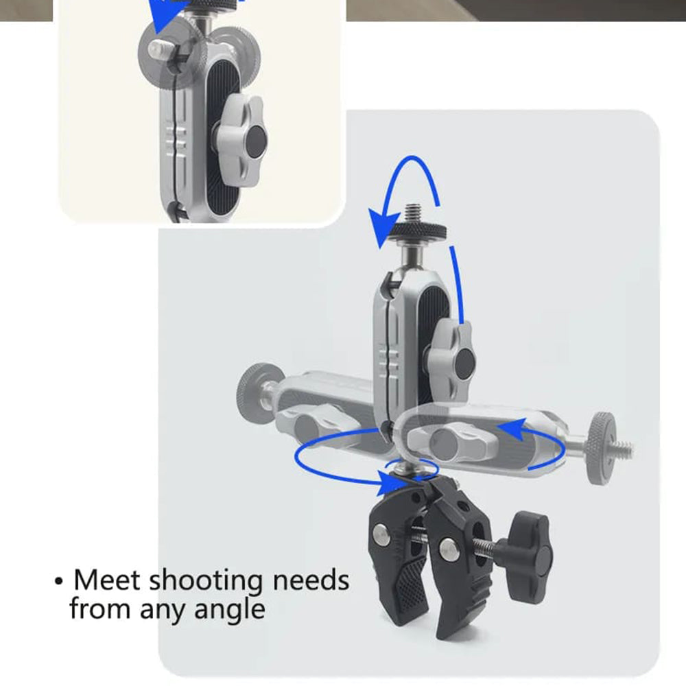 Držák na kolo pro sportovní kameru Techsuit JX-006 pro GoPro, černý