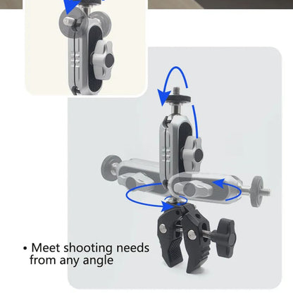 Držák na kolo pro sportovní kameru Techsuit JX-006 pro GoPro, černý